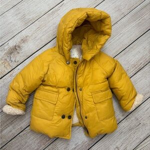 Zara Baby Sherpa Lined Puffer Jacket 9-12m